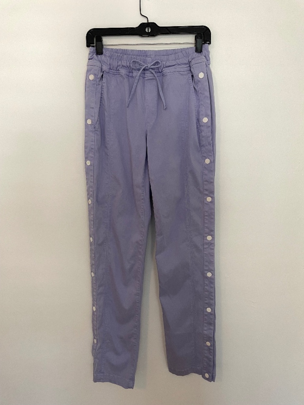NWT- Cotton Citizen London Snap Tear Away Track Pant, Women's Small Purple